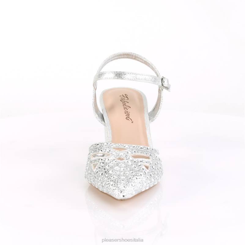 Pleaser Shoes faye-06 JHHV541 argento