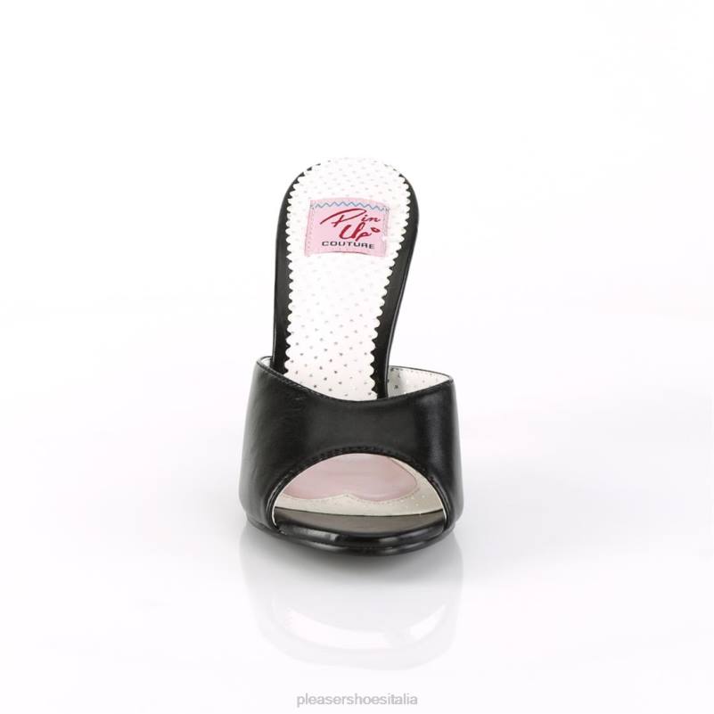 Pleaser Shoes monroe-05 JHHV520 ecopelle nera