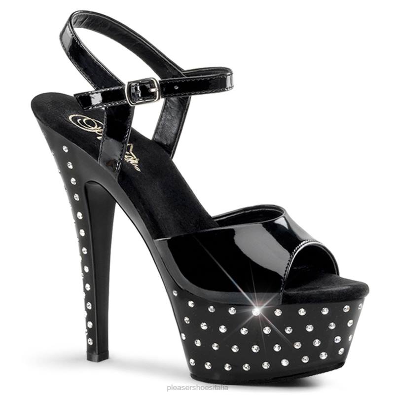 Pleaser Shoes polvere di stelle-609 JHHV519 nero