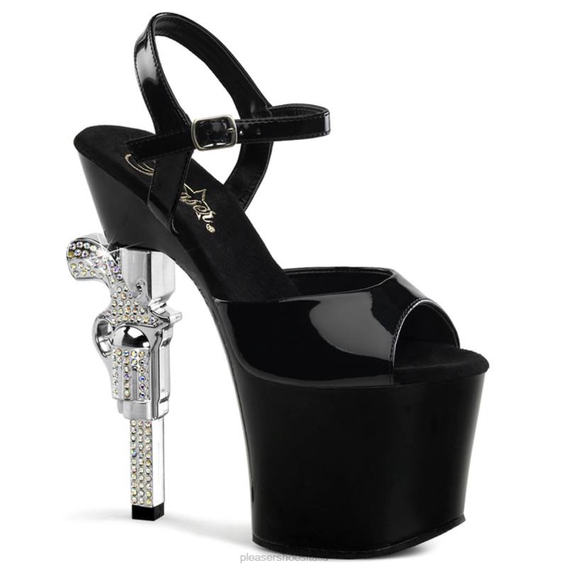 Pleaser Shoes rivoltella-709 JHHV308 nero