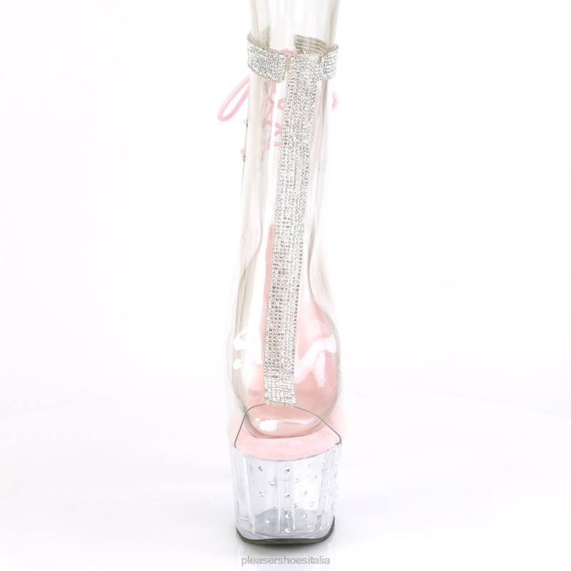 Pleaser Shoes stardust-1018c-2rs JHHV311 rosa baby/trasparente