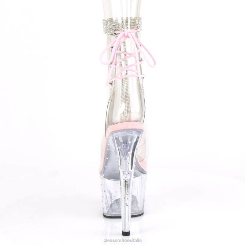 Pleaser Shoes stardust-1018c-2rs JHHV311 rosa baby/trasparente