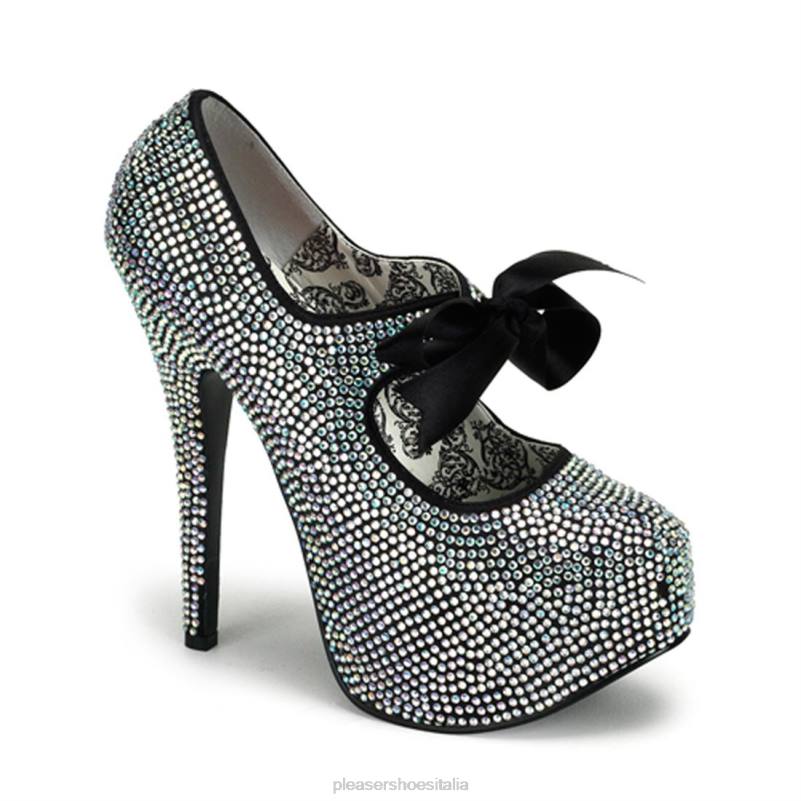 Pleaser Shoes teeze-04r JHHV495 argento