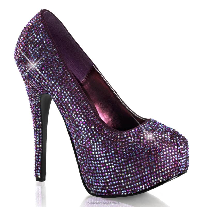 Pleaser Shoes teeze-06r JHHV473 viola/iridescente
