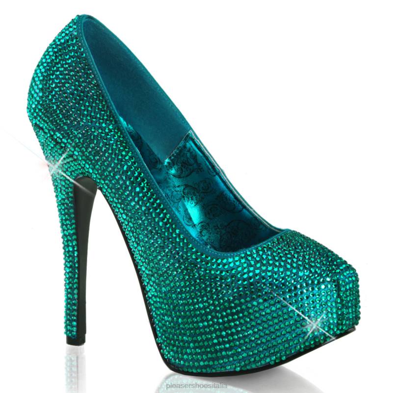 Pleaser Shoes teeze-06r JHHV476 verde acqua