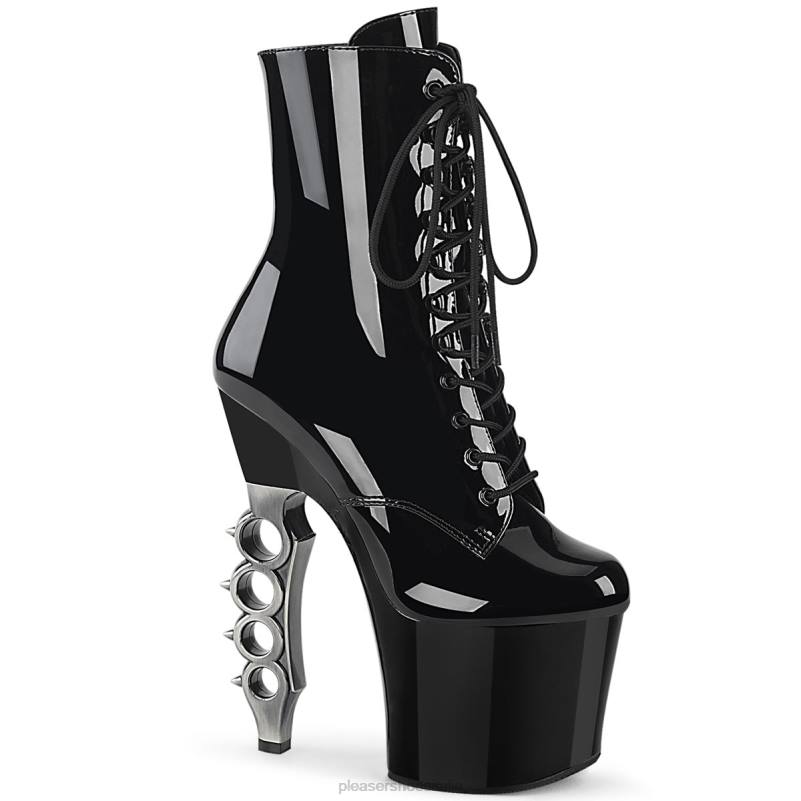 Pleaser Shoes irongrip-1020 JHHV164 argento nero