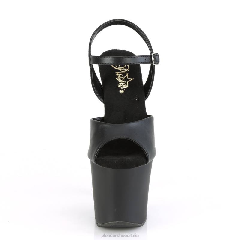 Pleaser Shoes irongrip-709 JHHV169 argento nero