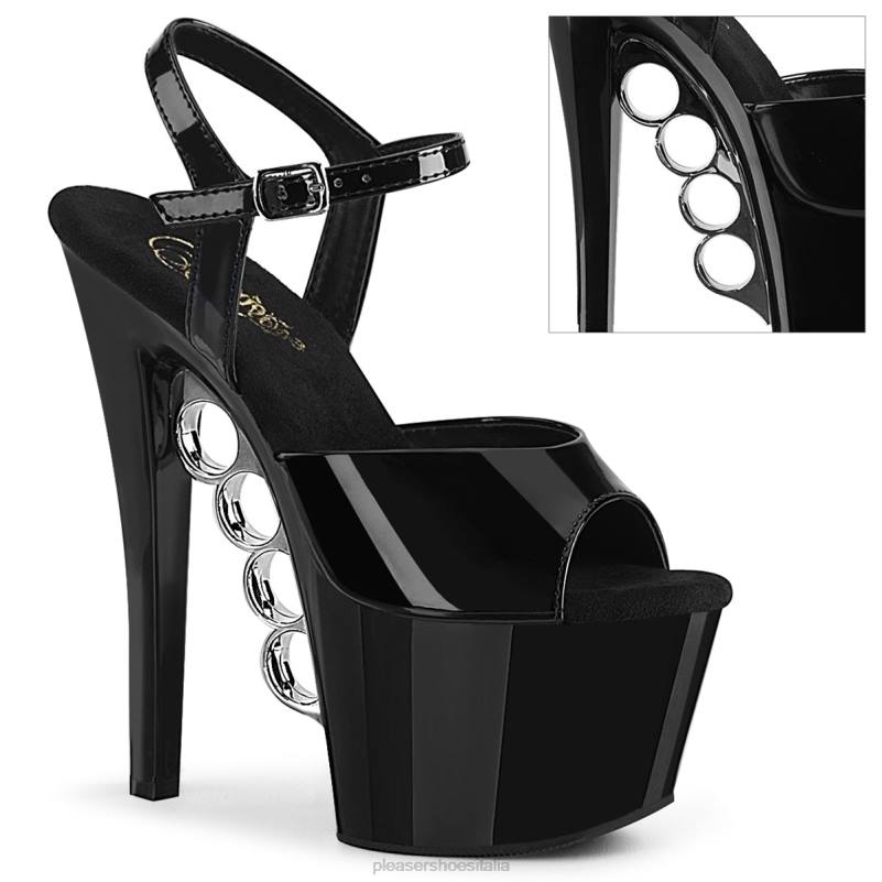 Pleaser Shoes nocche-709 JHHV173 nero